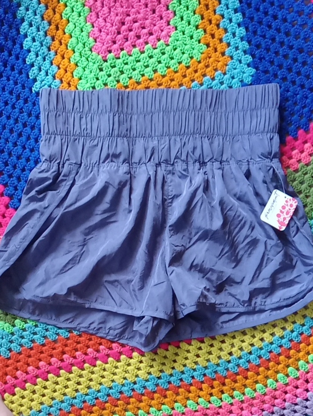 Free People Lightweight Elastic Waist Athletic Shorts